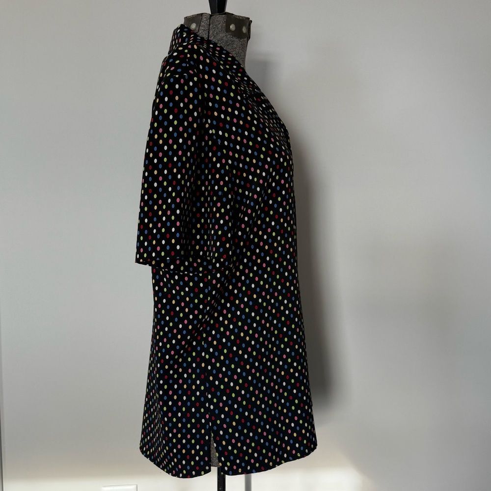 Colorful Vintage Leslie Fay Haberdashery Polka Dot Button-Up Top | Size 12 - Picture 5 of 9